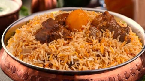 Mutton Biryani background